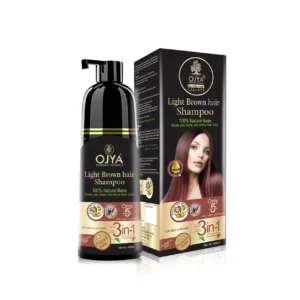 5 Minutes Light Brown Shampoo Liquid Hair Dye | OJYA Shop